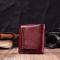 Маленький жіночий гаманець із натуральної шкіри ST Leather 19467 бордовий