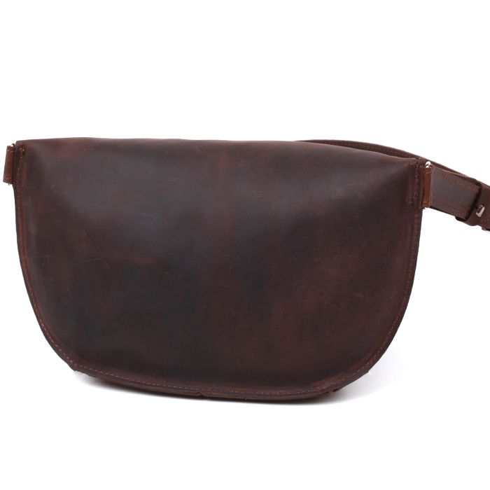 Матова жіноча бананка Shvigel 16395 коричнева