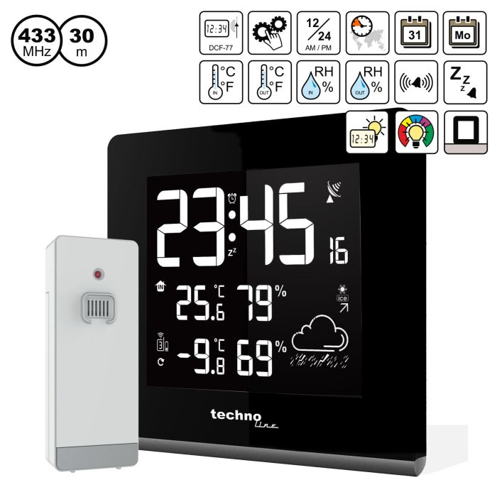Метеостанція Technoline WS9065 Black (WS9065)