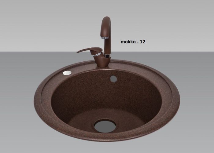 Кухонная мойка Adamant SUN mokko d 510x200 мм, без крыла