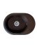Кухонна мийка Adamant OVALE mokko 610x420x180 мм, з крилом