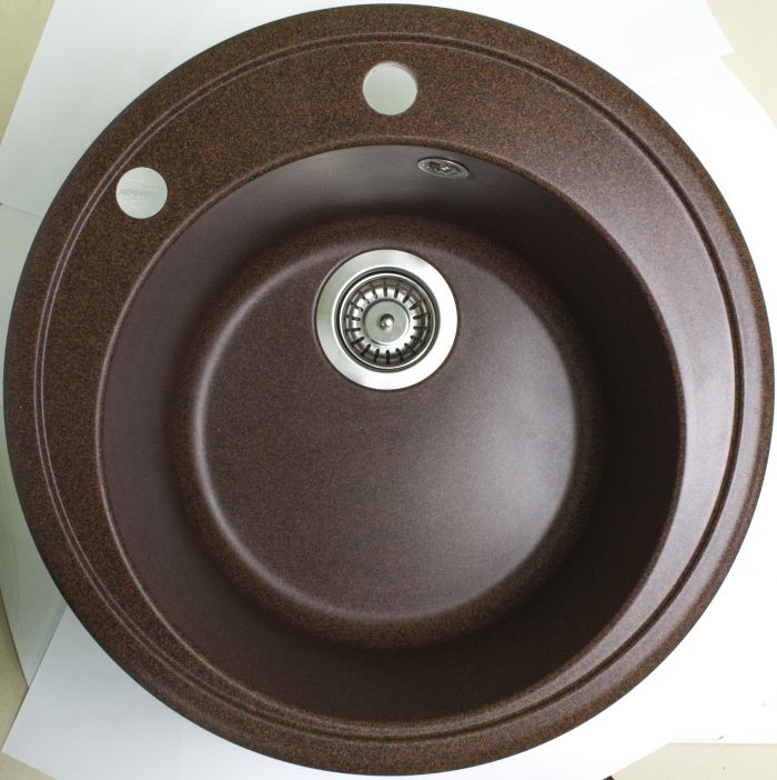 Кухонная мойка Adamant SUN mokko d 510x200 мм, без крыла