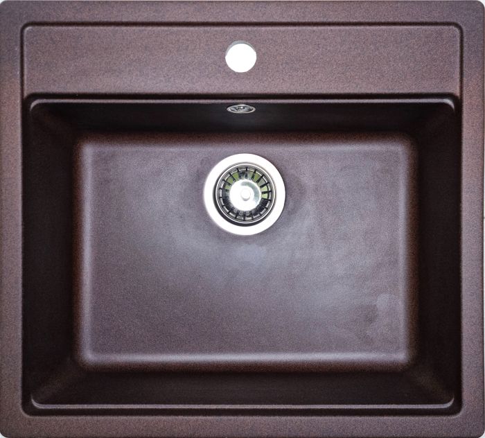 Кухонная мойка Adamant STEP mokko 565x500x190 мм, без крыла
