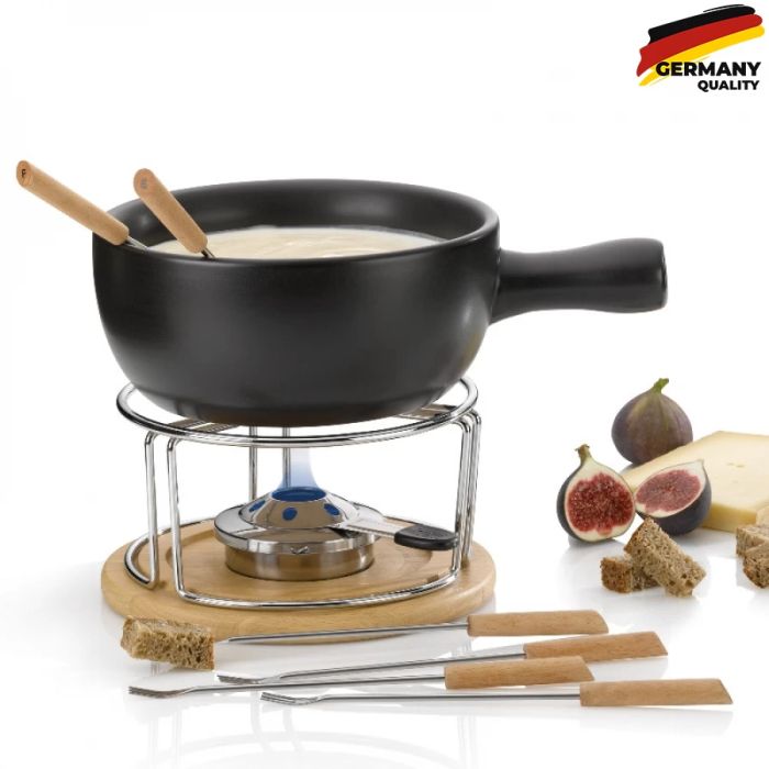Каструля керамічна для сирного фондю KELA Basel 22,5 см 2 л (66575)