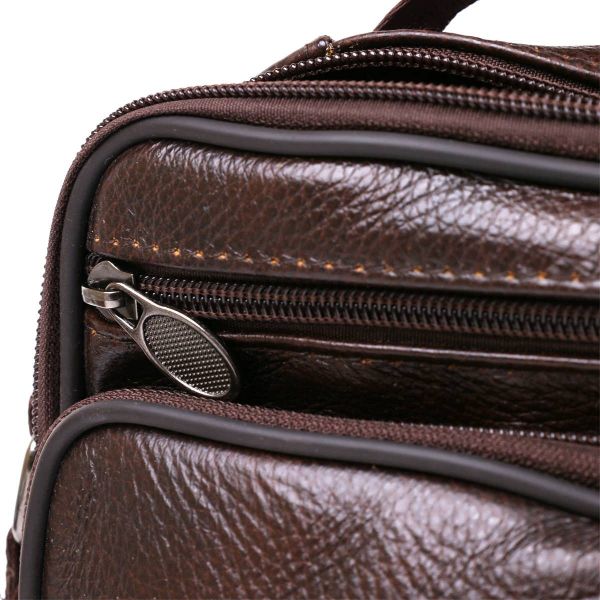 Мужская сумка из натуральной кожи Vintage 20450 коричневый