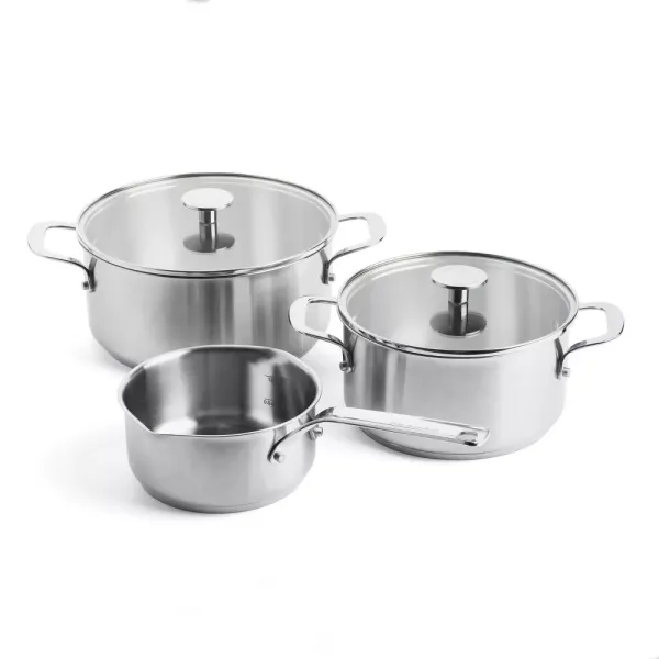 Набір посуду KitchenAid, 5 предметів, 16/20/24 см, 1,5/3,1/4,8 л  (CC005088-001)