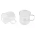 Набор стеклянных чашек Bergner Coffee & tea lovers 230 мл 2 шт (BG-20115-MM)