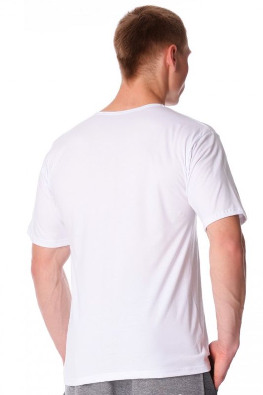 Футболка чоловіча 202 NEW 4.5XL Cornette біла