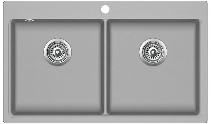 Кухонна мийка AquaSanita Standard Magna SQM200AW-220 argent