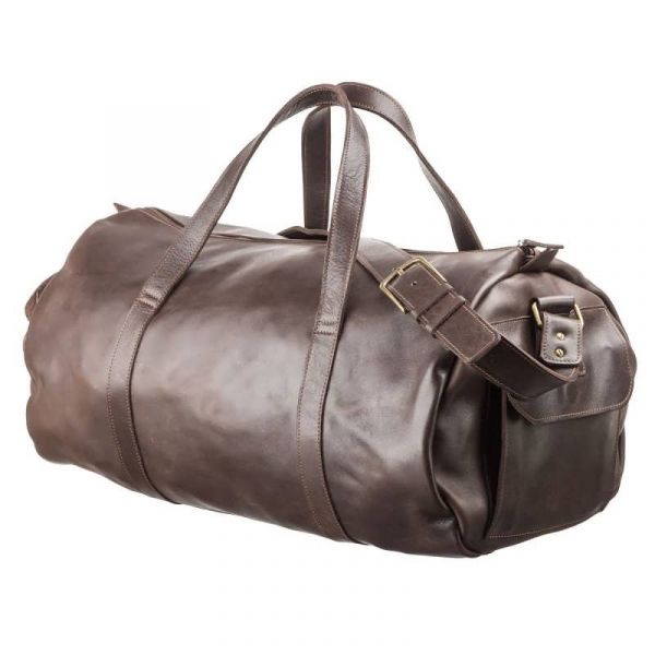Travel bag Grande Pelle 11044 brown