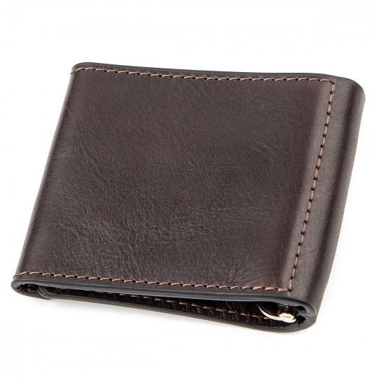 Money clip Grande Pelle 11150 dark brown