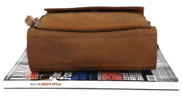 Сумка чоловіча 14159 із вінтажної шкіри Vintage коричнева