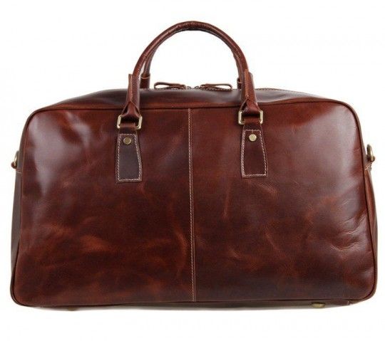 Шкіряна дорожня сумка 14359 Vintage коричневий