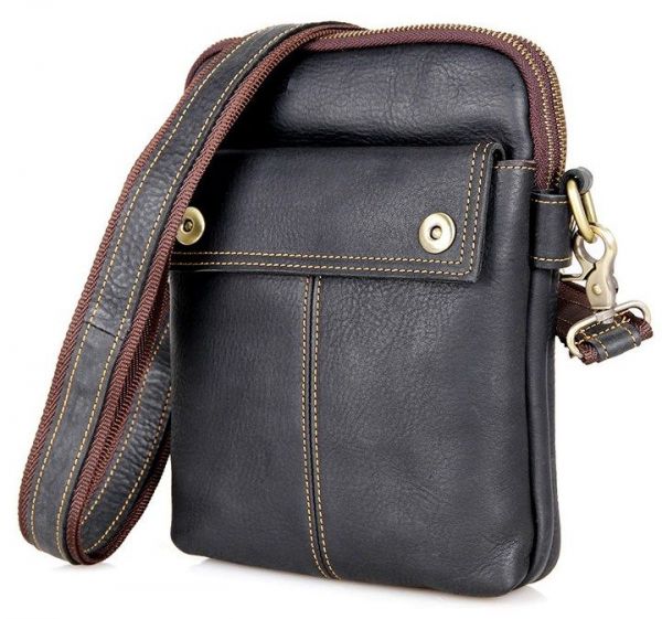 Сумка чоловіча 14408 Vintage чорна