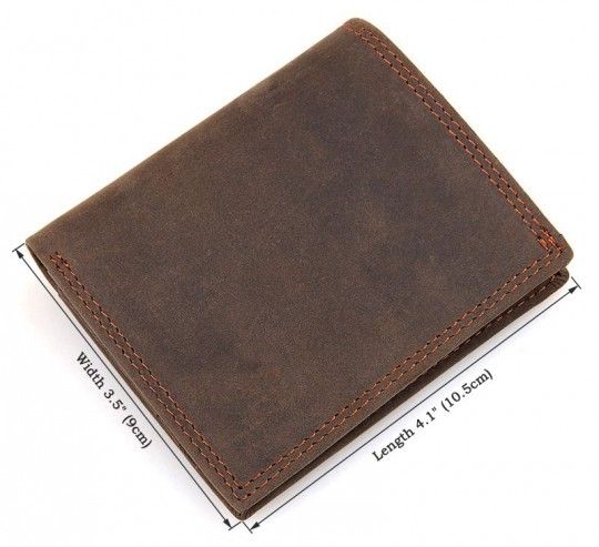 Гаманець чоловічий 14429 vintage стиль Vintage коричневий