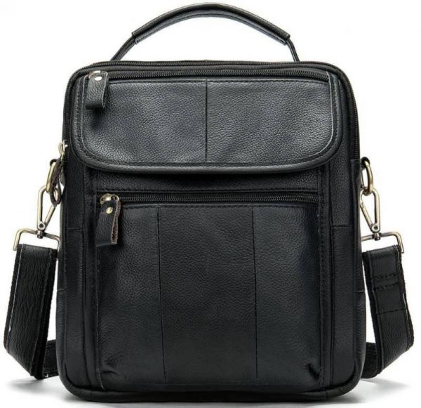 Сумка чоловіча флотар 14763 Vintage чорна