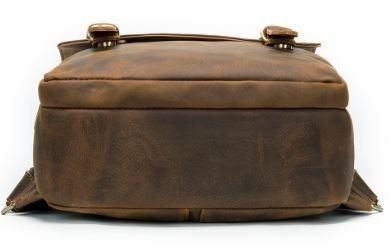 Якісний рюкзак з натуральної шкіри 14872 Vintage коричневий