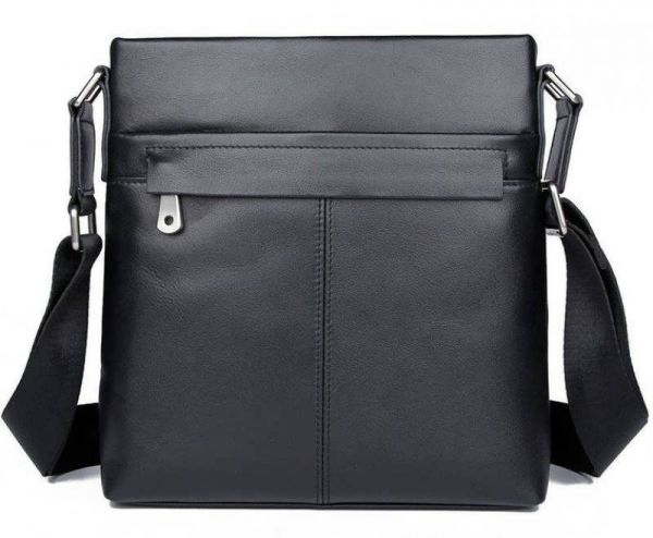 Сумка чоловіча у гладкій шкурі 14981 Vintage чорний