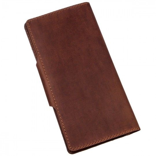 Men's wallet made of vintage leather SHVIGEL 16167 brown