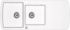 Кухонная мойка AquaSanita Premium Lira SQL201AW-710 alba