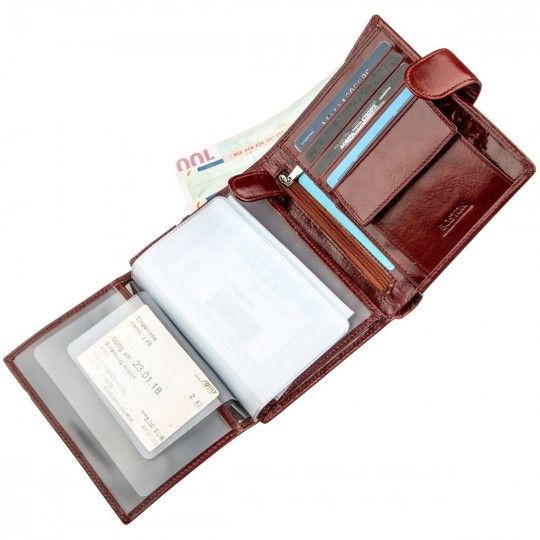 Місткий чоловічий гаманець Boston 18814 коричневий