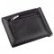 ST Leather 18948 Black Zipper Coin Purse Clip