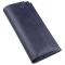 Practical wallet with business card on the button ST Leather 18955 blue