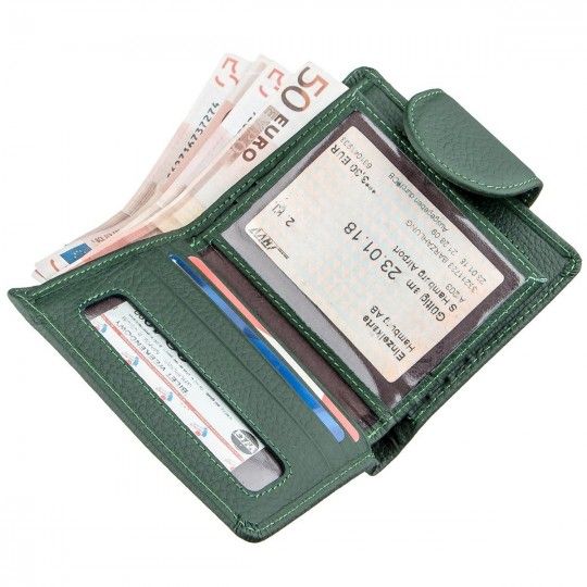 Кошелек женский компактный ST Leather 18959 зеленый