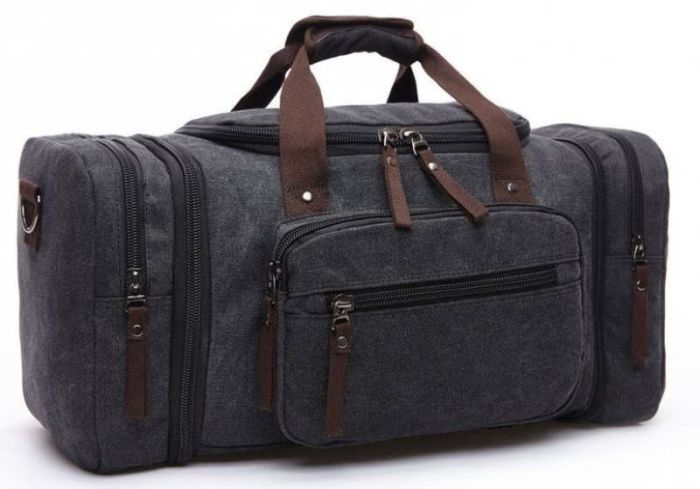 Дорожня сумка текстильна 20080 Vintage чорний