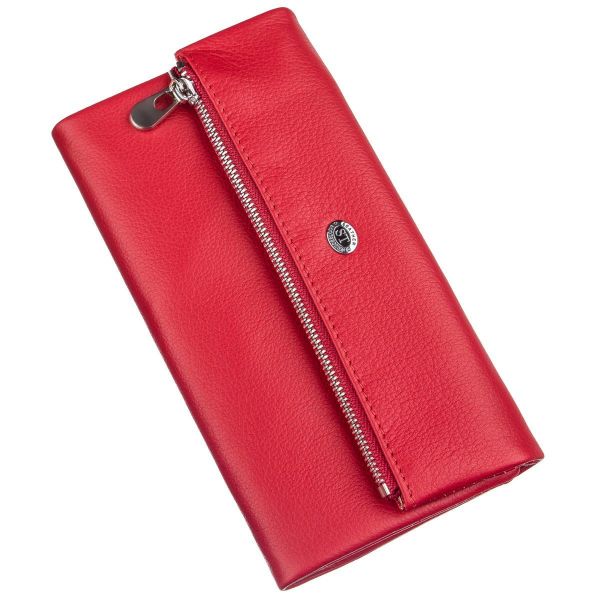 Шкіряний жіночий гаманець ST Leather 20091 червоний