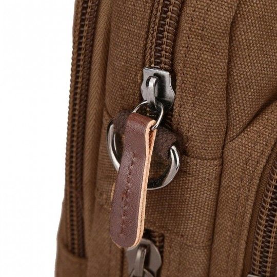 Сумка текстильна для ноутбука 20183 Vintage коричневий