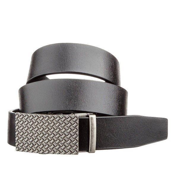 Чоловічий ремінь з автоматичною пряжкою 20212 Vintage чорний