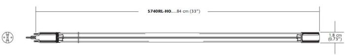 Ультрафіолетова лампа Viqua S740 RL-HO до системи SP740-HO, SC-740, SCM-740