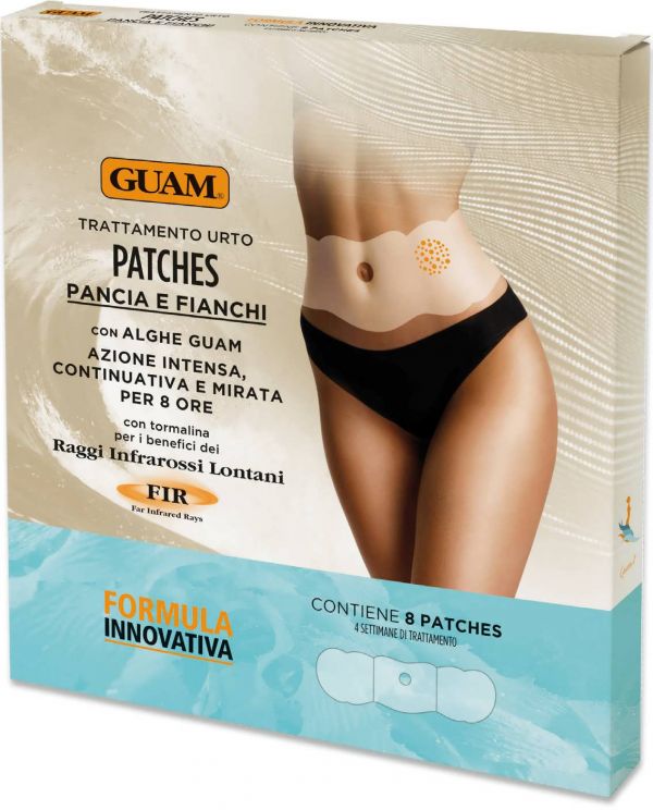 Патчі Guam FIR для живота і талії з розігрівною дією 8 шт