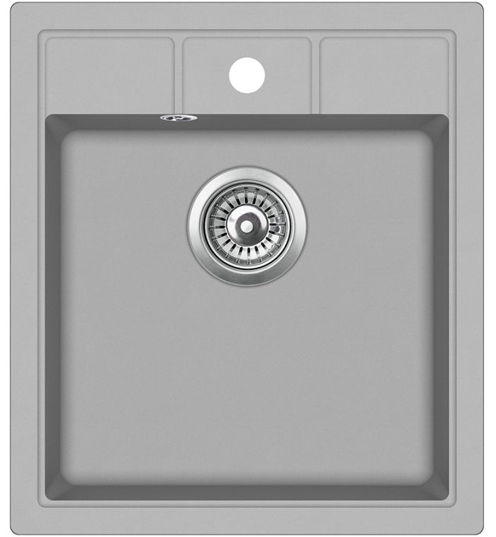 Кухонна мийка AquaSanita Basic Nova SQN100W-220 argent