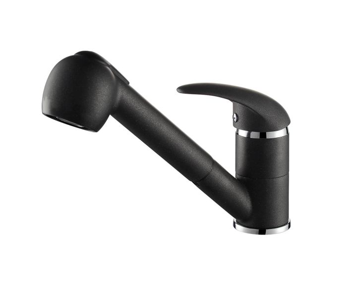 Змішувач AquaSanita Rondo 2581-601 black metallic душ
