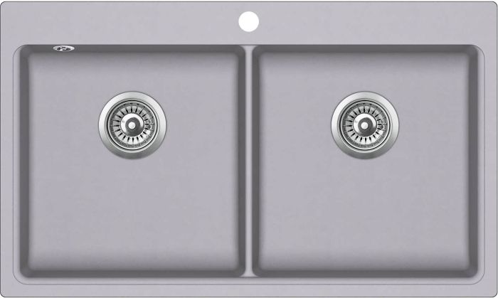 Кухонна мийка AquaSanita Standard Magna SQM200AW-202 alumetallic