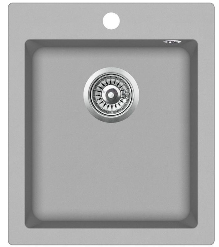 Кухонна мийка AquaSanita Basic Simplex SQS100W-220 argent