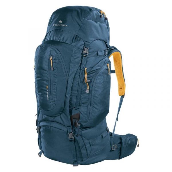 Tourist backpack Ferrino Transalp 100 Blue/Yellow