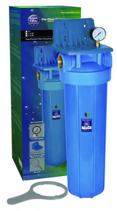 20'' FH20B1-B-WB Блакитний натрубний корпус фільтра типу Big Blue 1"