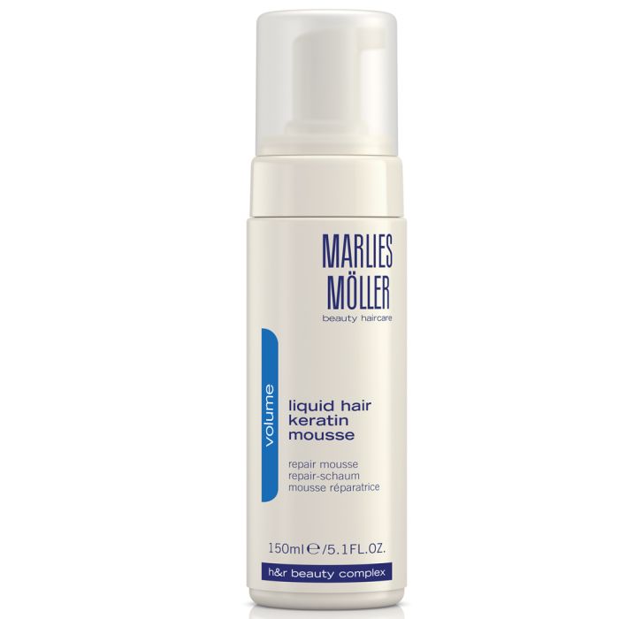 Мус відновлюючий структуру волосся "Рідкий кератин" Liquid Hair Keratin Mousse Marlies Moller