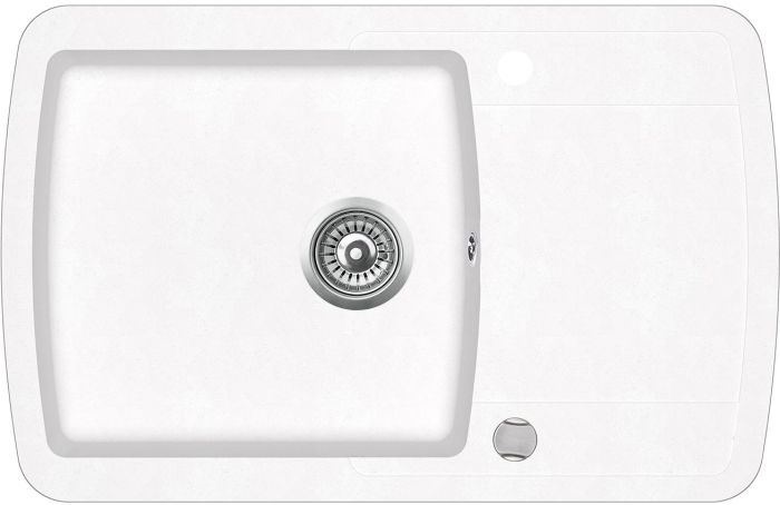 Кухонная мойка AquaSanita Premium Lira SQL101AW-710 alba