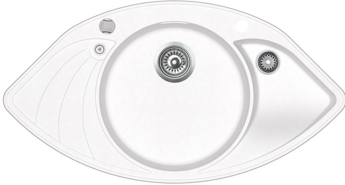 Кухонна мийка AquaSanita Premium Papillon SCP151AW-710 alba