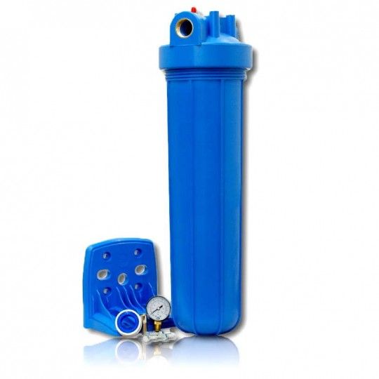 20'' FH20B1-B-WB Блакитний натрубний корпус фільтра типу Big Blue 1"
