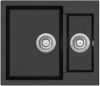 Кухонна мийка AquaSanita TESA SQT150W-601 black metallic