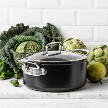 Кастрюля с крышкой GreenPan Barcelona Pro 24 см 4,9 л с керамическим покрытием (CC005334-001)