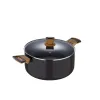 Каструля з кришкою Bergner Earth black 24 см 4.3 л (BG-32036-BK)