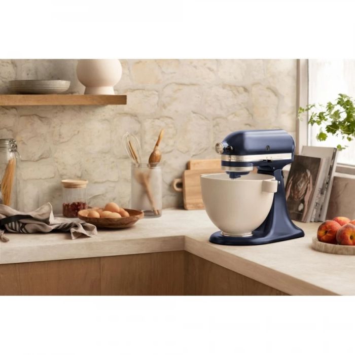 Чаша KitchenAid 4,7 л 5KSM2CB5PSS керамическая, с двумя ручками, узор пятнистый камень