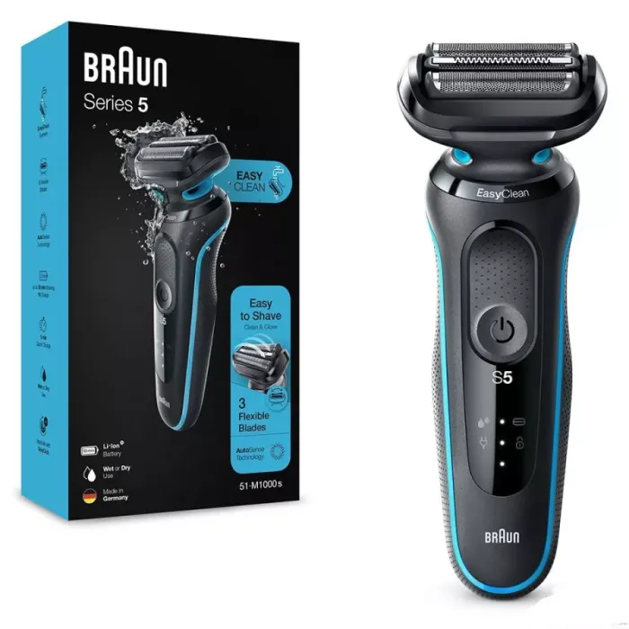 Електробритва BRAUN Series 5 51-M1000s BLACK / MINT