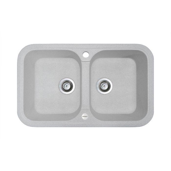 Кухонна мийка Adamant TWINS old stone 765x470x190 мм, 2 повнорозмірні чаші